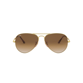 Óculos de Sol Ray-Ban Aviator RB 3689  914751 marrom e Dourado 58