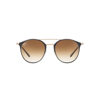 Óculos de Sol Ray-Ban Highstreet RB 3546 917551 Marron degradê e Azul com dourado 52
