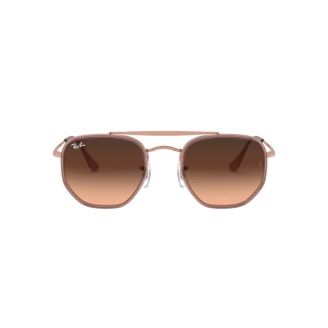 Óculos de Sol Ray-Ban Marshal RB 3648M 9069A5 marron degrade e Rose 52