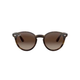 Óculos de Sol Ray-Ban Blaze Round RB 4380NL 710/13 Marrom degradê e Marrom 37