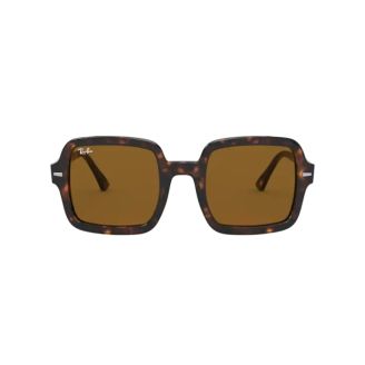 Óculos de Sol Ray-Ban Highstreet RB 2188 902/33 Marrom e Dark Havana 53