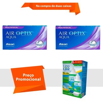 Air Optix Aqua Multifocal com Limp Lent