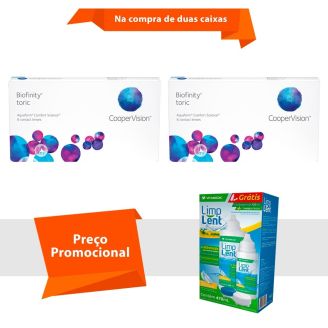 Biofinity Toric com Limp Lent
