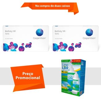 Biofinity XR Toric para Astigmatismo com Limp Lent