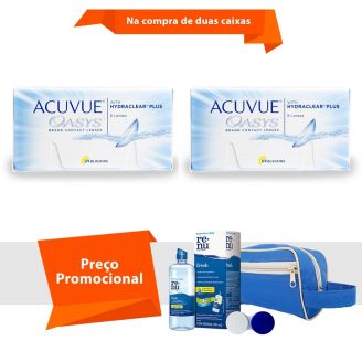 Acuvue Oasys com Hydraclear Plus com Kit  Renu Fresh