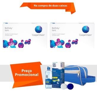 Biofinity Toric com Kit Renu Fresh