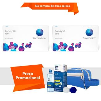 Biofinity XR Toric para Astigmatismo com Kit Renu Fresh