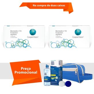 Biomedics 55 Evolution com Kit Renu Fresh