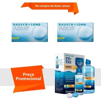 Lente Ultra Multifocal para Presbiopia com Renu Advanced