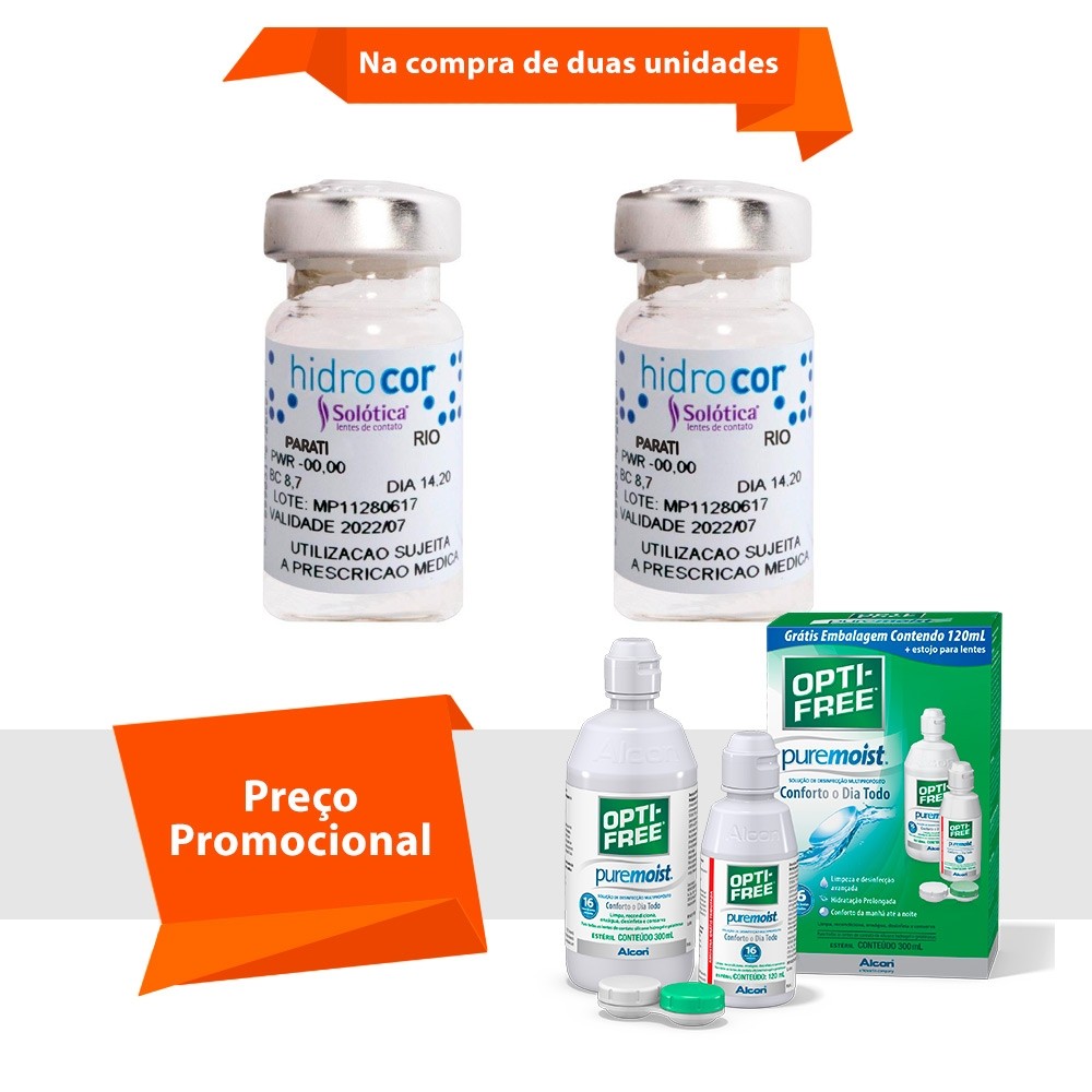 Hidrocor Rio Sem Grau com Opti Free