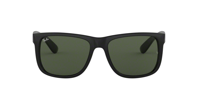 Óculos de Sol Ray-Ban Justin RB 4165 601-71 Verde e Preto Brilho 55