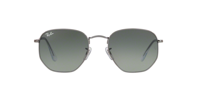 Óculos de Sol Ray-Ban Hexagonal RB 3548NL 004/71 Cinza degradê e Gunmetal 54