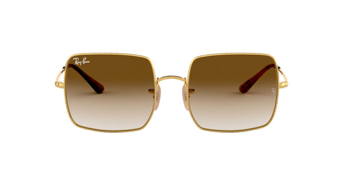 Óculos de Sol Ray-Ban Square RB 1971L 914751 Brown e Dourado 54