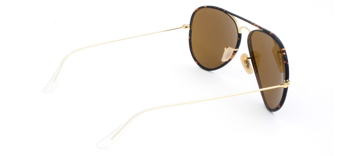 Óculos de Sol Ray-Ban Aviator RB 3025JM Marrom e Tartaruga/Dourado 58